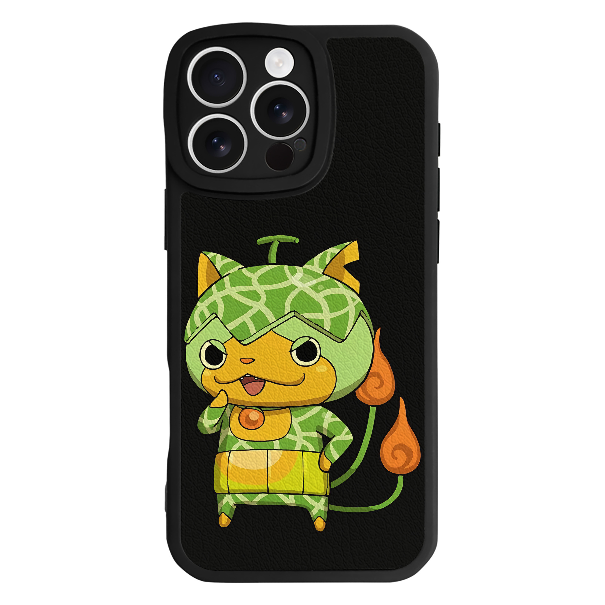 （画像用） 妖怪ウォッチ Yo-kai Watch 【iPhone 16シリーズ対応】シリコンスマホケース（レザー調） 材質：シリコン